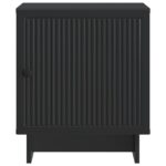 vidaXL Nočný stolík Čierna 43 x 34,5 x 50 cm Kompozitné drevo – Obrázok 4