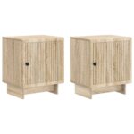 vidaXL Nočný stolík 2 pcs Dub sonoma 43 x 34,5 x 50 cm