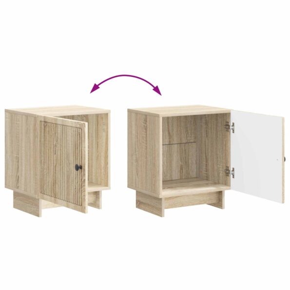vidaXL Nočný stolík 2 pcs Dub sonoma 43 x 34,5 x 50 cm – Obrázok 10