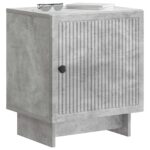 vidaXL Nočný stolík 2 pcs Betónovo sivá 43 x 34,5 x 50 cm – Obrázok 2