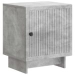 vidaXL Nočný stolík 2 pcs Betónovo sivá 43 x 34,5 x 50 cm – Obrázok 3