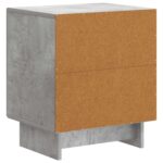 vidaXL Nočný stolík 2 pcs Betónovo sivá 43 x 34,5 x 50 cm – Obrázok 7