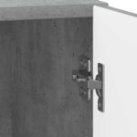vidaXL Nočný stolík 2 pcs Betónovo sivá 43 x 34,5 x 50 cm – Obrázok 9