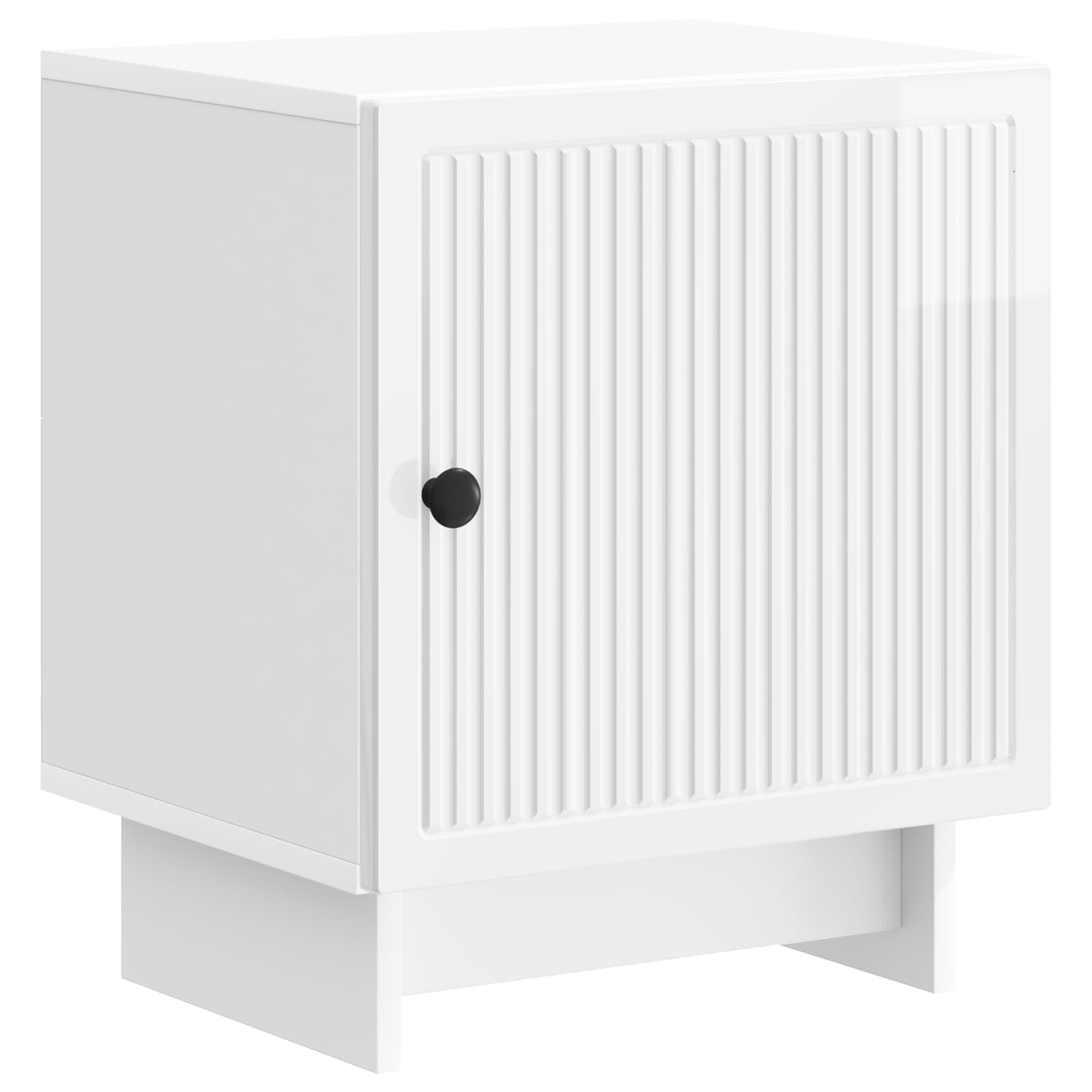 893883_1.jpg vidaXL Nočný stolík Biela s vysokým leskom 43 x 34,5 x 50 cm – Obrázok 1