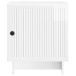 vidaXL Nočný stolík Biela s vysokým leskom 43 x 34,5 x 50 cm – Obrázok 4