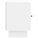 vidaXL Nočný stolík Biela s vysokým leskom 43 x 34,5 x 50 cm – Obrázok 5