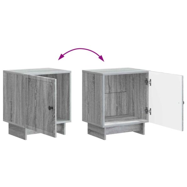 vidaXL Nočný stolík 2 pcs Sivá sonoma 43 x 34,5 x 50 cm – Obrázok 10
