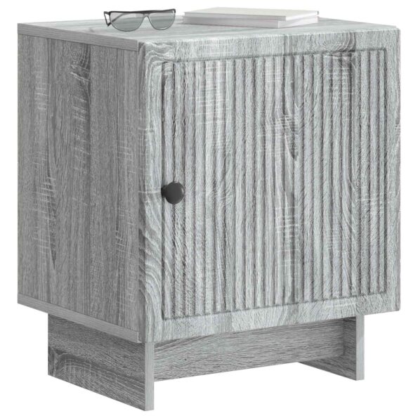 vidaXL Nočný stolík 2 pcs Sivá sonoma 43 x 34,5 x 50 cm – Obrázok 2