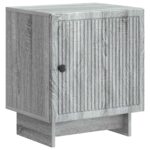 vidaXL Nočný stolík 2 pcs Sivá sonoma 43 x 34,5 x 50 cm – Obrázok 3