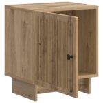 vidaXL Nočný stolík Dub artisan 43 x 34,5 x 50 cm Kompozitné drevo – Obrázok 3