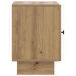 vidaXL Nočný stolík Dub artisan 43 x 34,5 x 50 cm Kompozitné drevo – Obrázok 5