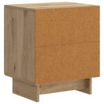 vidaXL Nočný stolík Dub artisan 43 x 34,5 x 50 cm Kompozitné drevo – Obrázok 6