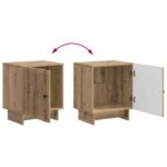vidaXL Nočný stolík 2 pcs Dub artisan 43 x 34,5 x 50 cm – Obrázok 10