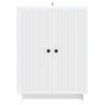 vidaXL Servírovacia skriňa Biela 66 x 34,5 x 90 cm Kompozitné drevo – Obrázok 6