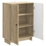 vidaXL Servírovacia skriňa Dub sonoma 66 x 34,5 x 90 cm – Obrázok 5