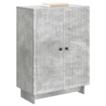 vidaXL Servírovacia skriňa Betónovo sivá 66 x 34,5 x 90 cm – Obrázok 3