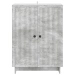 vidaXL Servírovacia skriňa Betónovo sivá 66 x 34,5 x 90 cm – Obrázok 6