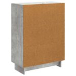 vidaXL Servírovacia skriňa Betónovo sivá 66 x 34,5 x 90 cm – Obrázok 8