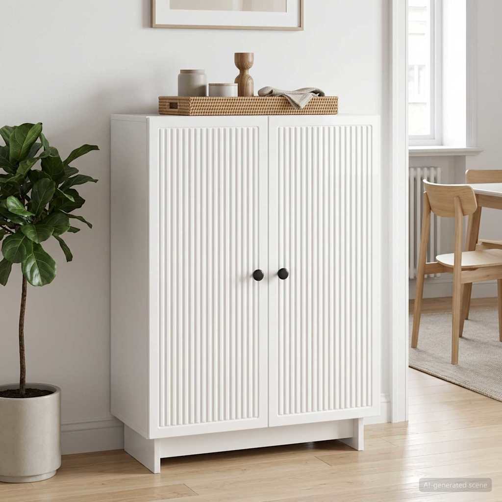 893899_1.jpg vidaXL Servírovacia skriňa Biela s vysokým leskom 66 x 34,5 x 90 cm – Obrázok 1