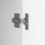 vidaXL Servírovacia skriňa Biela s vysokým leskom 66 x 34,5 x 90 cm – Obrázok 9
