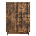 vidaXL Servírovacia skriňa Dymový dub 66 x 34,5 x 90 cm – Obrázok 6