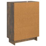 vidaXL Servírovacia skriňa Dymový dub 66 x 34,5 x 90 cm – Obrázok 8
