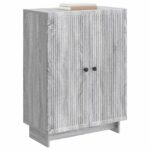 vidaXL Servírovacia skriňa Sivá sonoma 66 x 34,5 x 90 cm – Obrázok 3