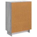 vidaXL Servírovacia skriňa Sivá sonoma 66 x 34,5 x 90 cm – Obrázok 8