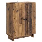 vidaXL Servírovacia skriňa Staré drevo 66 x 34,5 x 90 cm – Obrázok 2