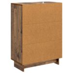vidaXL Servírovacia skriňa Staré drevo 66 x 34,5 x 90 cm – Obrázok 8