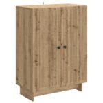 vidaXL Servírovacia skriňa Dub artisan 66 x 34,5 x 90 cm – Obrázok 2
