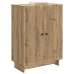 vidaXL Servírovacia skriňa Dub artisan 66 x 34,5 x 90 cm – Obrázok 3