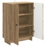 vidaXL Servírovacia skriňa Dub artisan 66 x 34,5 x 90 cm – Obrázok 5