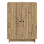 vidaXL Servírovacia skriňa Dub artisan 66 x 34,5 x 90 cm – Obrázok 6