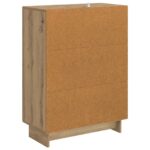 vidaXL Servírovacia skriňa Dub artisan 66 x 34,5 x 90 cm – Obrázok 8