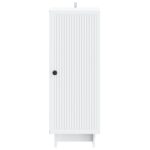 vidaXL Servírovacia skriňa Biela 33 x 34,5 x 90 cm Kompozitné drevo – Obrázok 6