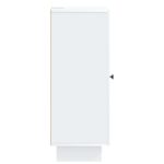 vidaXL Servírovacia skriňa Biela 33 x 34,5 x 90 cm Kompozitné drevo – Obrázok 7