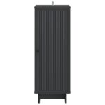 vidaXL Servírovacia skriňa Čierna 33 x 34,5 x 90 cm Kompozitné drevo – Obrázok 6