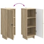 vidaXL Servírovacia skriňa Dub sonoma 33 x 34,5 x 90 cm – Obrázok 11
