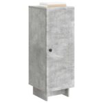vidaXL Servírovacia skriňa Betónovo sivá 33 x 34,5 x 90 cm – Obrázok 3