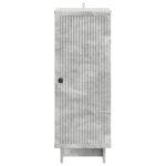 vidaXL Servírovacia skriňa Betónovo sivá 33 x 34,5 x 90 cm – Obrázok 6