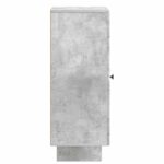 vidaXL Servírovacia skriňa Betónovo sivá 33 x 34,5 x 90 cm – Obrázok 7