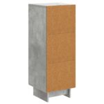 vidaXL Servírovacia skriňa Betónovo sivá 33 x 34,5 x 90 cm – Obrázok 8