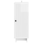 vidaXL Servírovacia skriňa Biela s vysokým leskom 33 x 34,5 x 90 cm – Obrázok 6