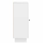 vidaXL Servírovacia skriňa Biela s vysokým leskom 33 x 34,5 x 90 cm – Obrázok 7