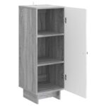vidaXL Servírovacia skriňa Sivý Sonoma 33 x 34,5 x 90 cm – Obrázok 5