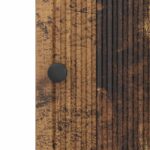 vidaXL Servírovacia skriňa Staré drevo 33 x 34,5 x 90 cm – Obrázok 10