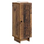 vidaXL Servírovacia skriňa Staré drevo 33 x 34,5 x 90 cm – Obrázok 3