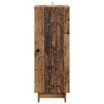 vidaXL Servírovacia skriňa Staré drevo 33 x 34,5 x 90 cm – Obrázok 6