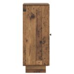 vidaXL Servírovacia skriňa Staré drevo 33 x 34,5 x 90 cm – Obrázok 7
